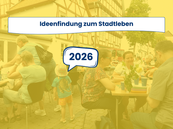 Bürger*innen mitten in der Stadt bei der Bürgerbeteiligung